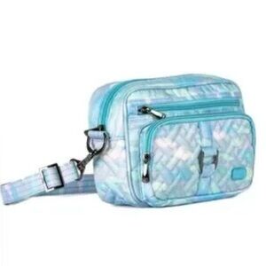 Lug Convertible RFID Crossbody & Belt Bag - Carousel 3 NWT Blue Mystic Seaglass